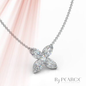 Marquise Star Diamond Pendant XL
