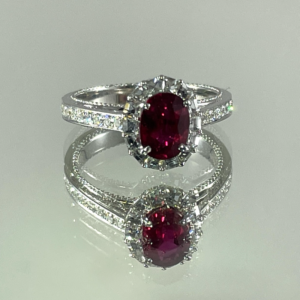 Ruby 1.20ct WG Ring of Fire
